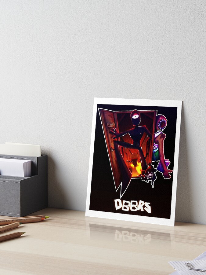 Eyes , Roblox doors | Art Board Print