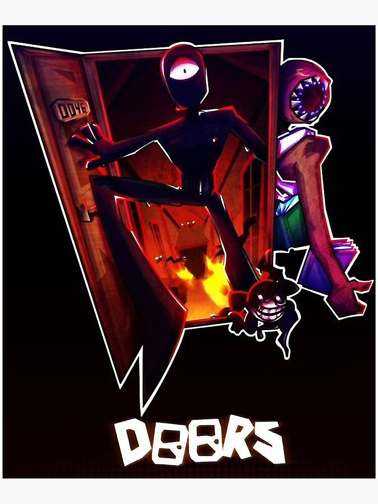 Roblox door, halt | Poster
