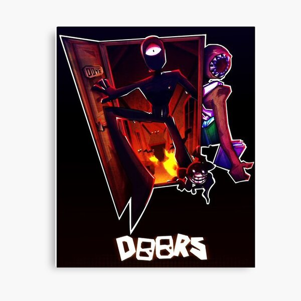 Roblox DOORS - Old Version of Seek Monster  Art Board Print for