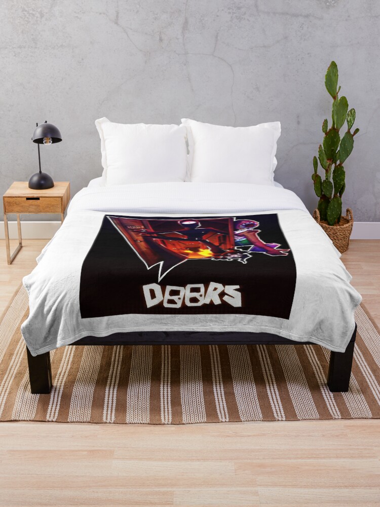 DOORS - Seek hide and Seek horror Throw Blanket