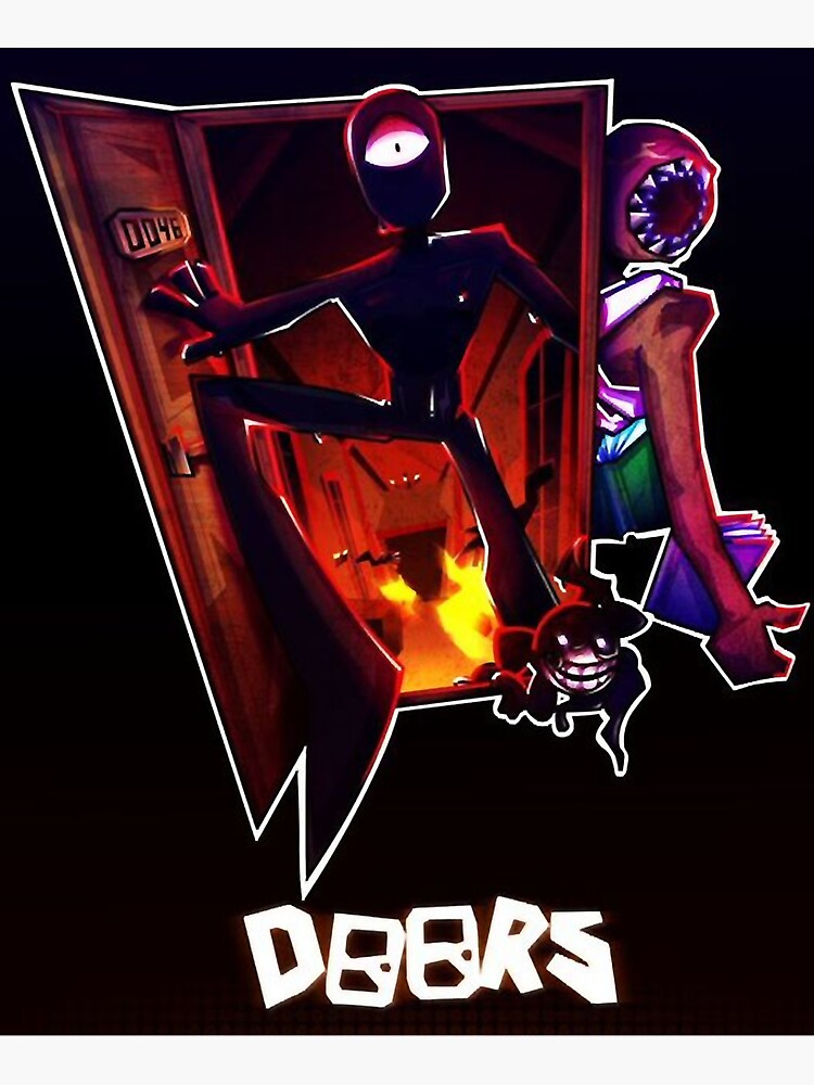 Christmas gift. Roblox, Doors, Videogame, Monsters  Sticker for Sale by  pietropah