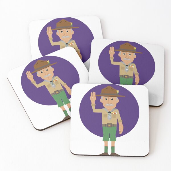 Item preview, Lord Baden-Powell - Scout Sign - Purple Circle designed and sold by Tyson Carter.