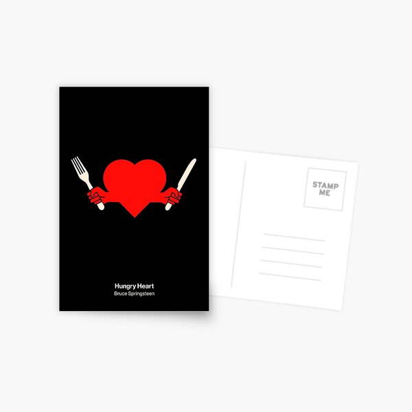 Coeur affamé Carte postale