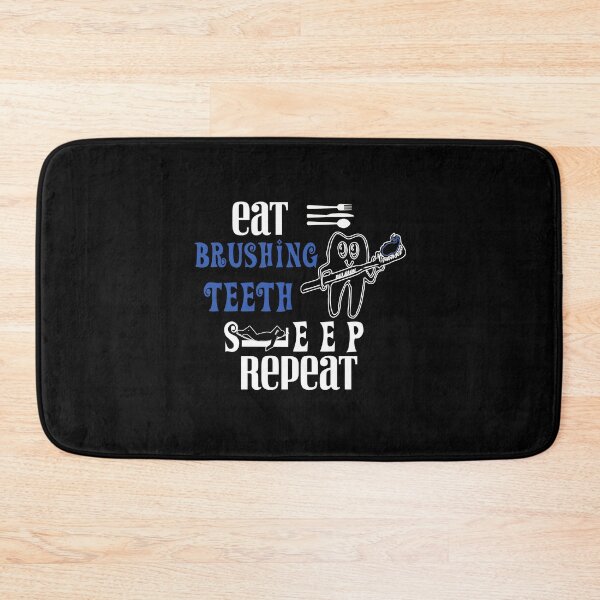 Item preview, Eat Brushing Teeth Sleep Repeat designed and sold by teebubbleshop.