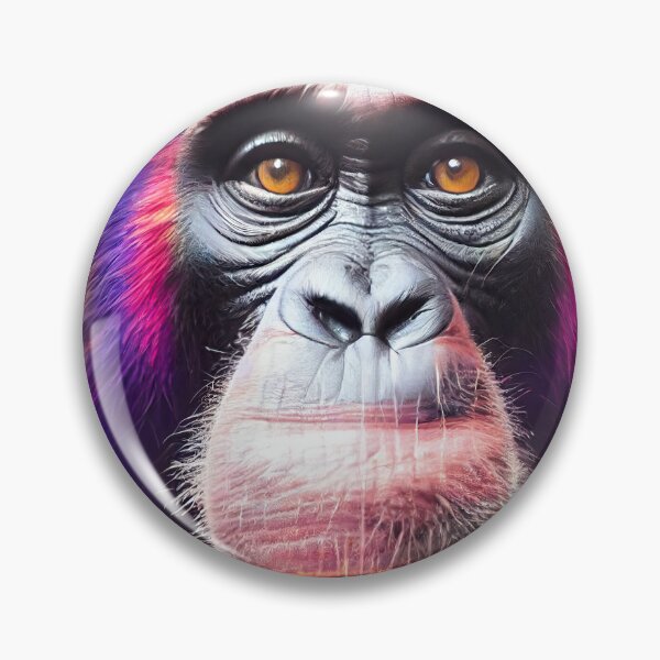 Item preview, Picasso, the colorful and loving chimpanzee designed and sold by Pixelboys.