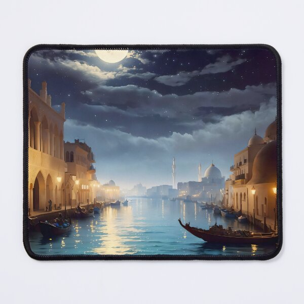 Item preview, Moon Above Arabian Canals designed and sold by NickoGibson.