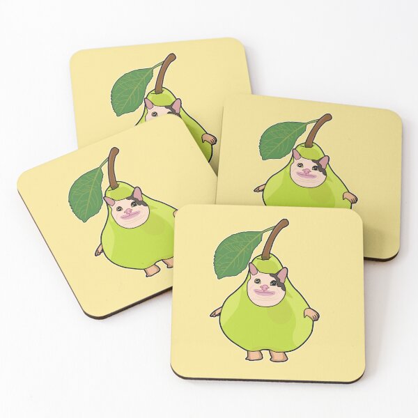 Item preview, Pear Beluga Cat fruit meme designed and sold by Rzera-.