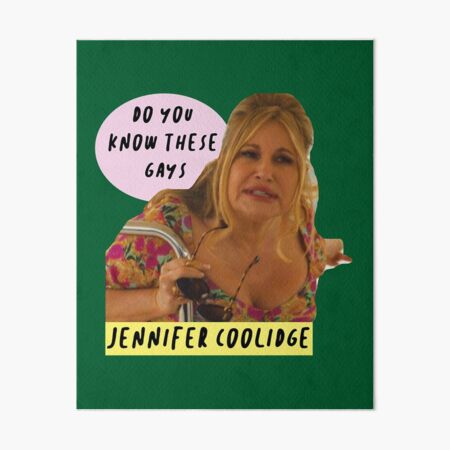 Jennifer Coolidge Bikini Active  Art Board Print for Sale by namlopmuoi9