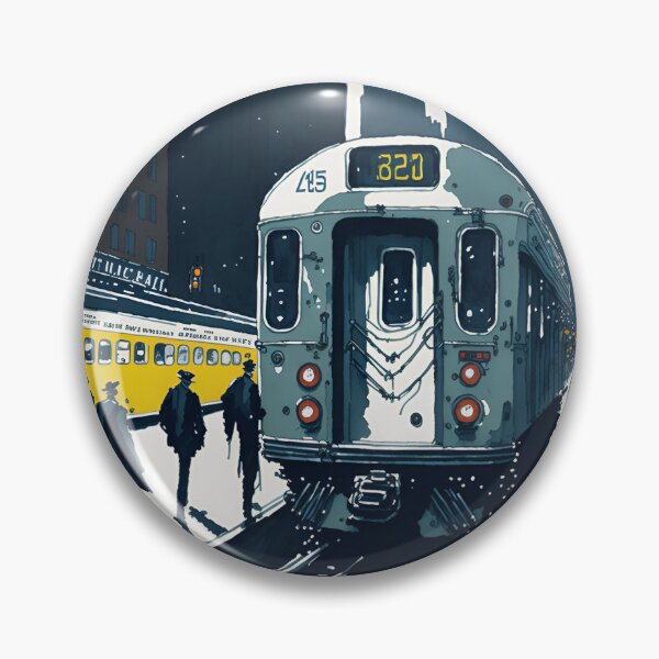 Item preview, New York subway - NYC Subway watercolor designed and sold by MayaDelaye.