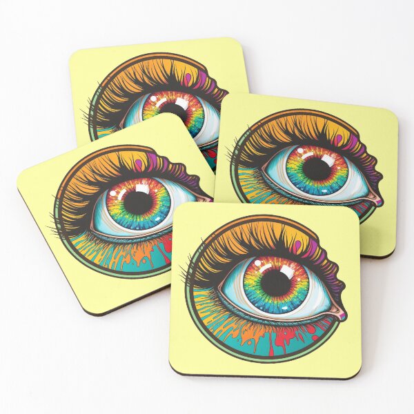 Item preview, Evil Psychedelic Eye designed and sold by The-Fox-Hole.