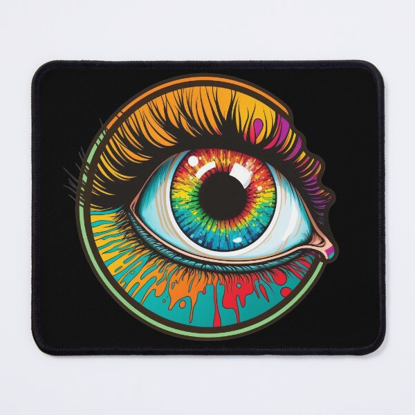Item preview, Evil Psychedelic Eye designed and sold by The-Fox-Hole.