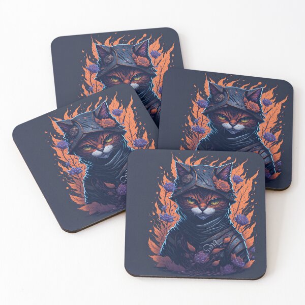 Item preview, Cool Ninja Cat Design designed and sold by ARTSY900.