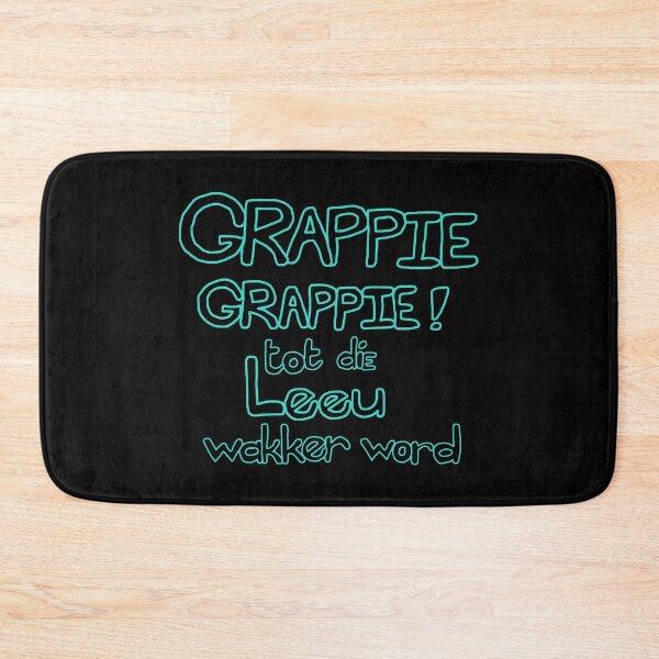 Item preview, Afrikaans, Grappie grappie tot die leeu wakker word (turquoise) designed and sold by Hypnotees.