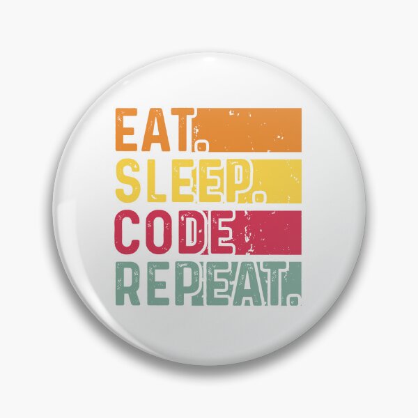 Item preview, Eat Sleep Code Repeat designed and sold by camlenh.