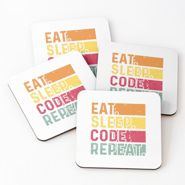 Item preview, Eat Sleep Code Repeat designed and sold by camlenh.