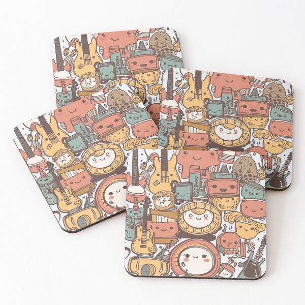 Item preview, Cute happy kawaii sweets doodling designed and sold by Tim Münnig.