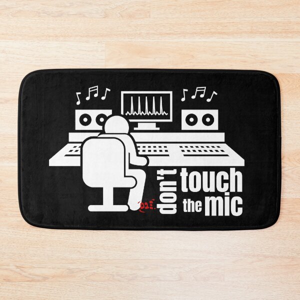 Item preview, Make an Audio Engineer Happy, Don't touch the mic (dark) / RoYuMi designed and sold by royumi.