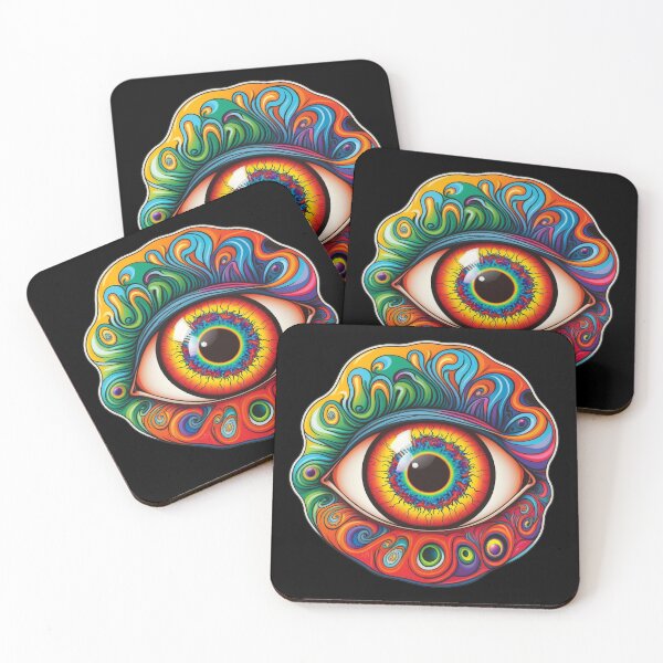 Item preview, Evil Psychedelic Eye designed and sold by The-Fox-Hole.