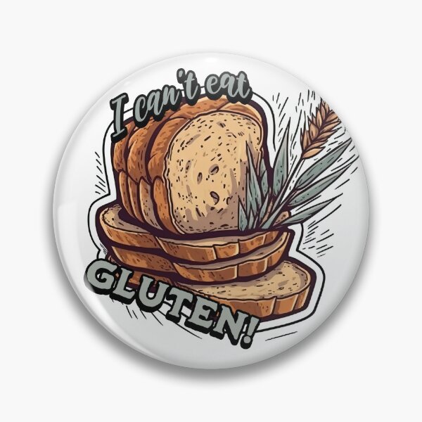 Artikelvorschau, I cant eat gluten no gluten awareness of gluten intolerance shirt, sticker and more entworfen und verkauft von AviationArtists.
