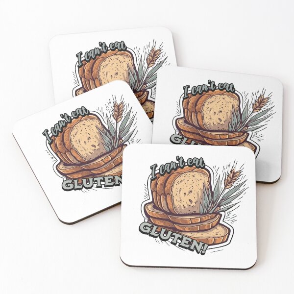 Item preview, I cant eat gluten no gluten awareness of gluten intolerance shirt, sticker and more designed and sold by AviationArtists.