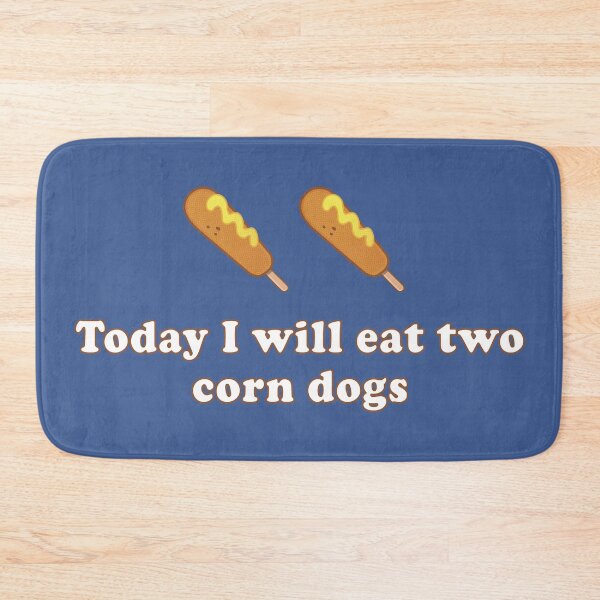 Item preview, Today I will eat two corn dogs meme designed and sold by Rzera-.