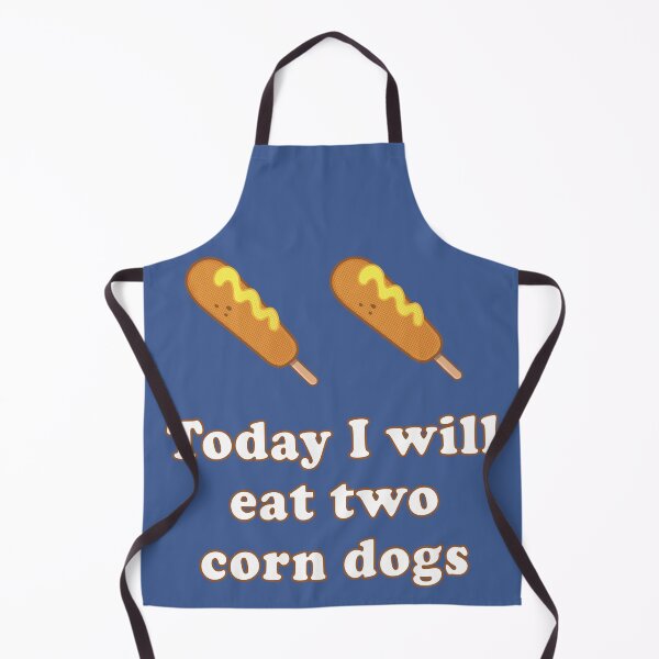 Item preview, Today I will eat two corn dogs meme designed and sold by Rzera-.