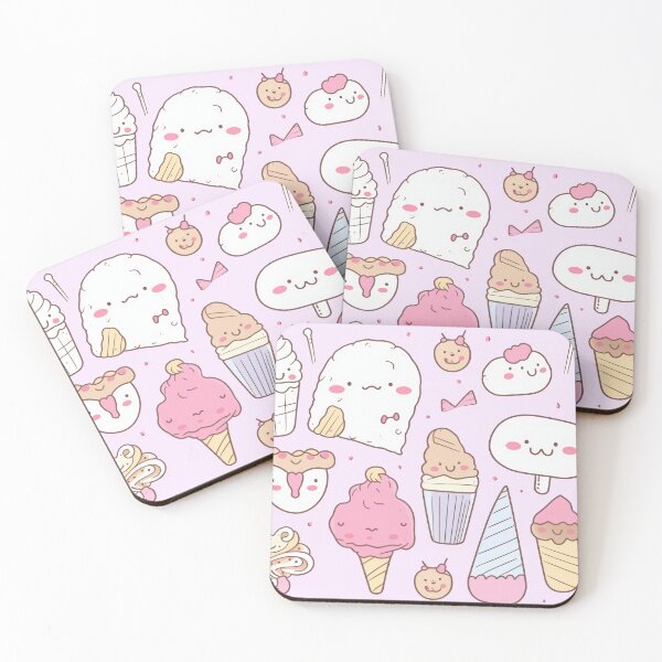 Item preview, Cute happy kawaii sweets doodling designed and sold by Tim Münnig.