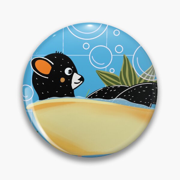 Artikelvorschau, Schwarzer Bär in der Badewanne entworfen und verkauft von Daizydrawshop.