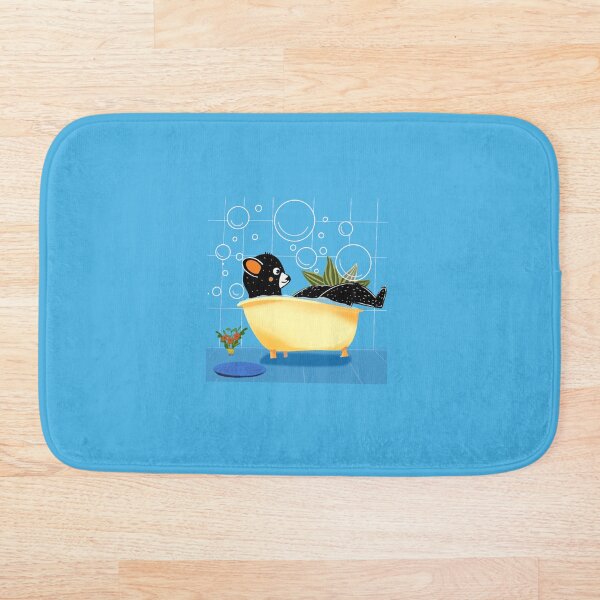 Item preview, Black bear in bath tub designed and sold by Daizydrawshop.