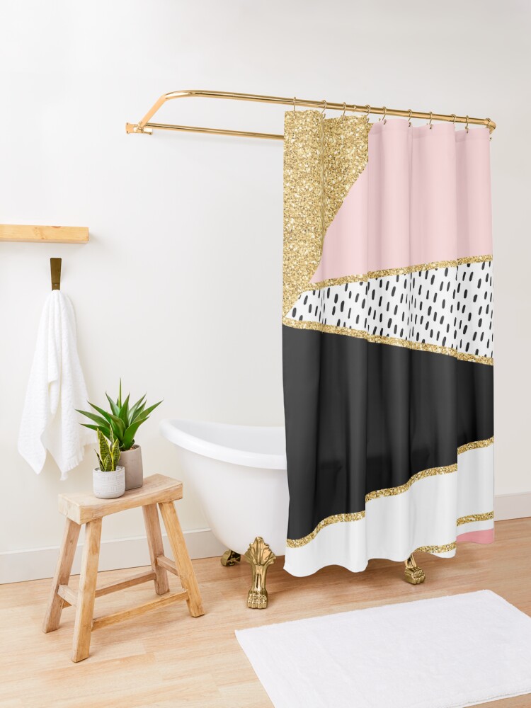 "Blush golden epiphany" Shower Curtain for Sale by RoseAesthetic