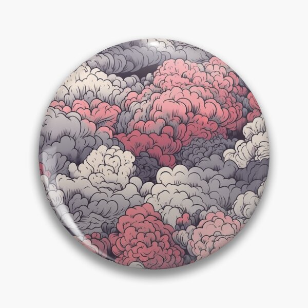 Item preview, Pink and Grey Fantasy Sky Cloud Pattern designed and sold by StudioTokyo.