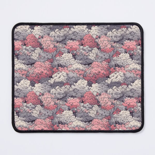 Item preview, Pink and Grey Fantasy Sky Cloud Pattern designed and sold by StudioTokyo.