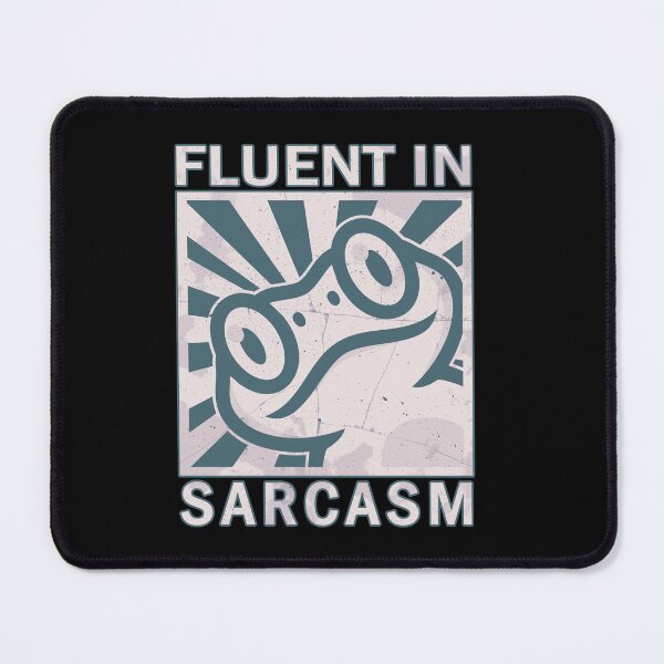 Item preview, Fluent in sarcasm - Frog designed and sold by ValentinaHramov.