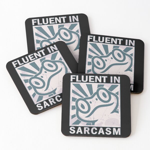 Item preview, Fluent in sarcasm - Frog designed and sold by ValentinaHramov.
