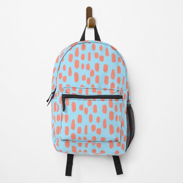 Item preview, Light Blue and Coral, Brush Stroke, Pattern, Abstract designed and sold by OneThreeSix.