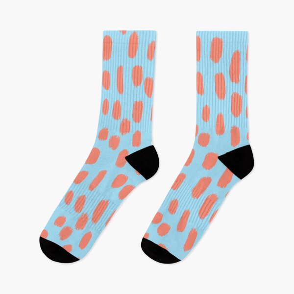 Item preview, Light Blue and Coral, Brush Stroke, Pattern, Abstract  designed and sold by OneThreeSix.