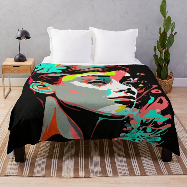 Item preview, Audrey Hepburn Pop Art Painting WPAP Style designed and sold by GabrielleNG.