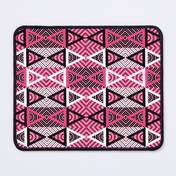 Item preview, Pink Triangles retro geometric pattern designed and sold by mrhighsky.