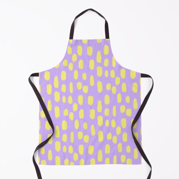 Item preview, Lemon Yellow and Lilac Purple, Brush Stroke, Pattern, Abstract  designed and sold by OneThreeSix.