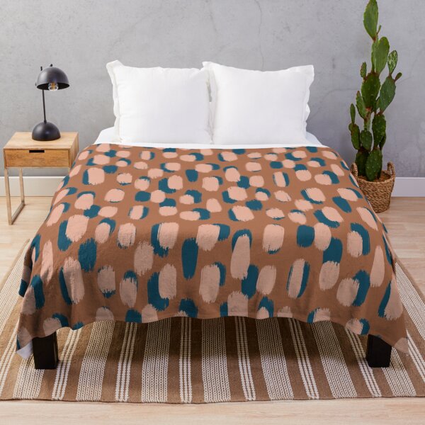 Item preview, Brown and Blue, Brush Stroke, Pattern, Abstract designed and sold by OneThreeSix.