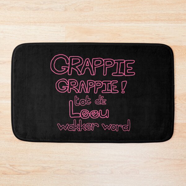 Item preview, Afrikaans, Grappie grappie tot die leeu wakker word (pink) designed and sold by Hypnotees.