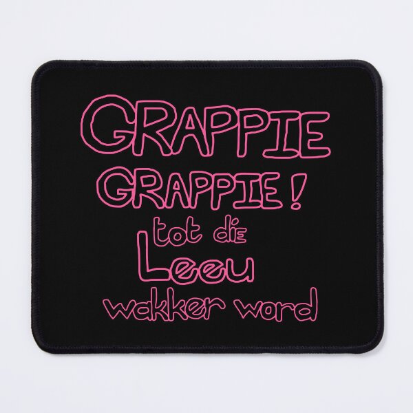 Item preview, Afrikaans, Grappie grappie tot die leeu wakker word (pink) designed and sold by Hypnotees.