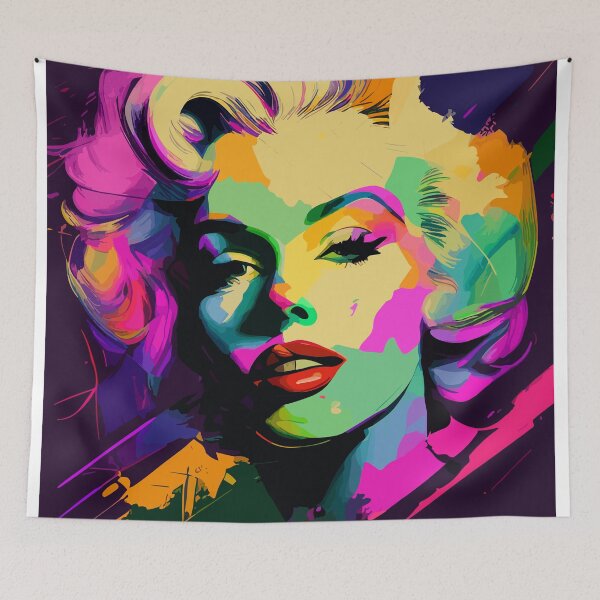 Item preview, Marilyn Monroe Pop Art Painting WPAP Poster designed and sold by GabrielleNG.
