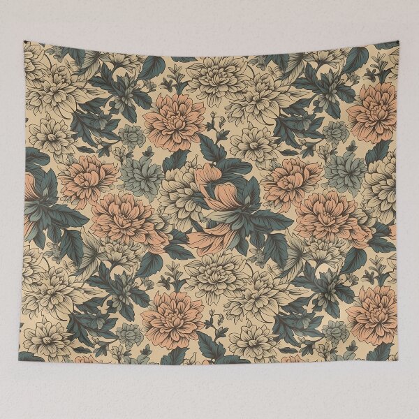 Item preview, Vintage style floral pattern designed and sold by IJStanding.