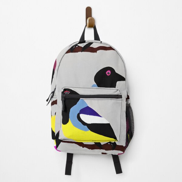 Item preview, multi coloured magpies designed and sold by David-Howells.