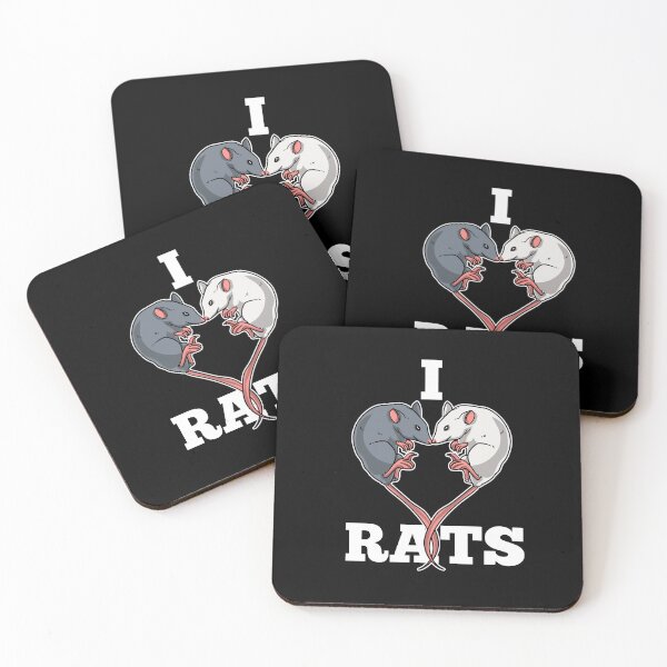 Artikelvorschau, I Love Rats Ratte Ratten Nagetier Haustier entworfen und verkauft von Pubi.