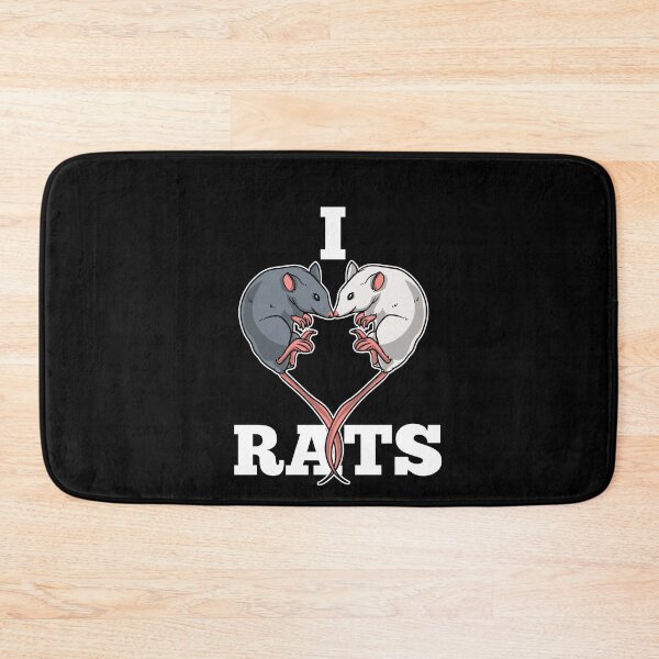 Artikelvorschau, I Love Rats Ratte Ratten Nagetier Haustier entworfen und verkauft von Pubi.