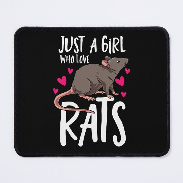 Item preview, Just A Girl Who Loves Rats Rat Rodent Pet designed and sold by Pubi.