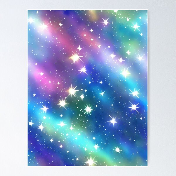 Artikelvorschau, Galactic Sparkle - Ein nahtloses Universum aus Sternen, Aquarell entworfen und verkauft von Girly-Universe.
