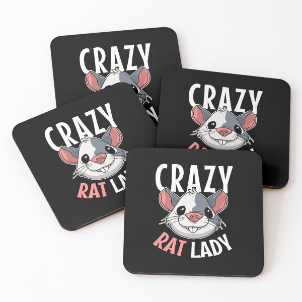 Artikelvorschau, Crazy Rat Lady Ratte Nagetier Haustier entworfen und verkauft von Pubi.